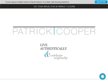 Tablet Screenshot of patricktcooper.com